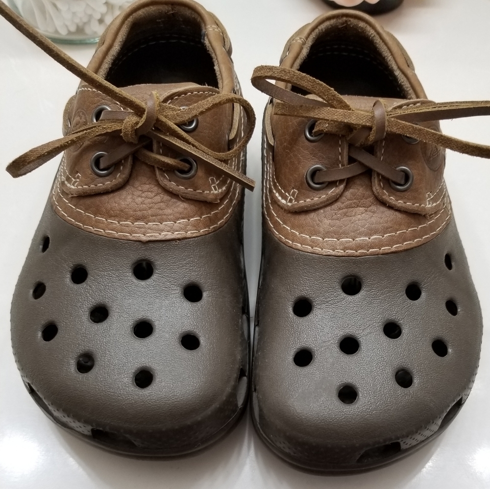 Crocs Islander Pitt Crew Sport boat shoe size womens 6